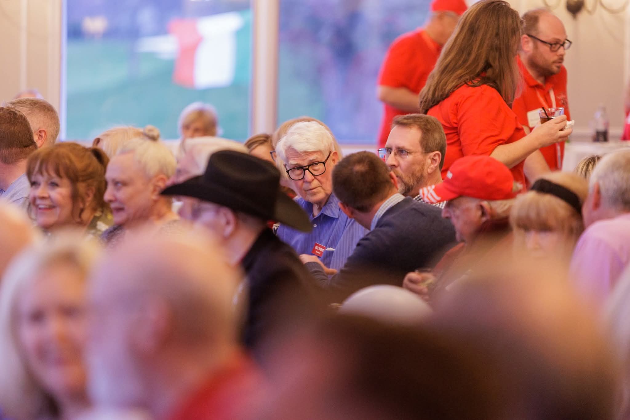 Kane GOP supporters gathered at a Republican event